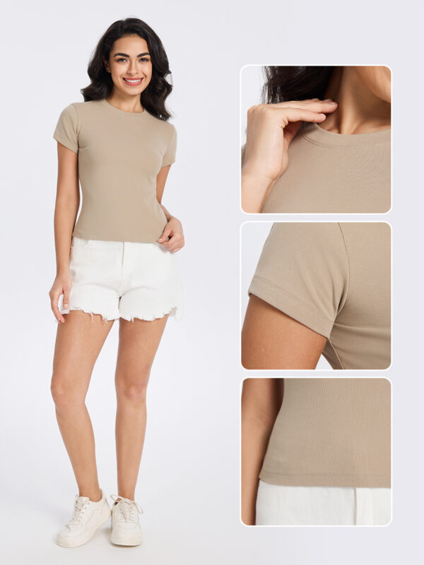 Hot Popular Spandex Baby Women Tshirt Slim Fit Shirt