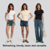 Hot Popular Spandex Baby Women Tshirt Slim Fit Shirt