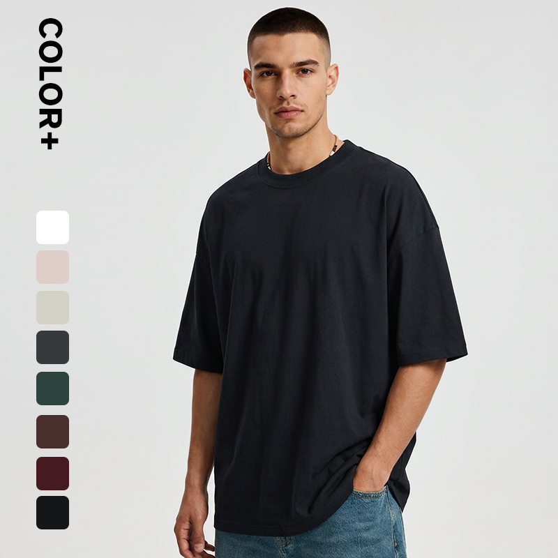 1. Plain 300gsm 100% Cotton Oversized TShirt for Unisex