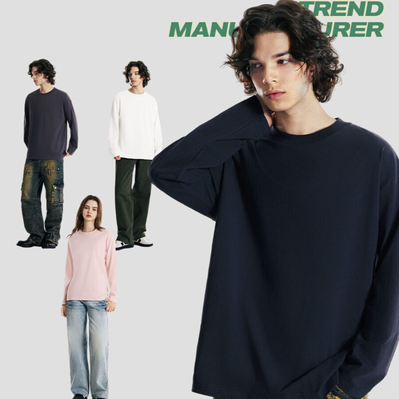 2 230gsm Cotton Regular Fit Long Sleeve