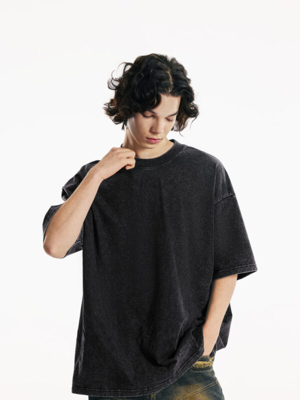 230gsm 100% Cotton Acid Washed T Shirt