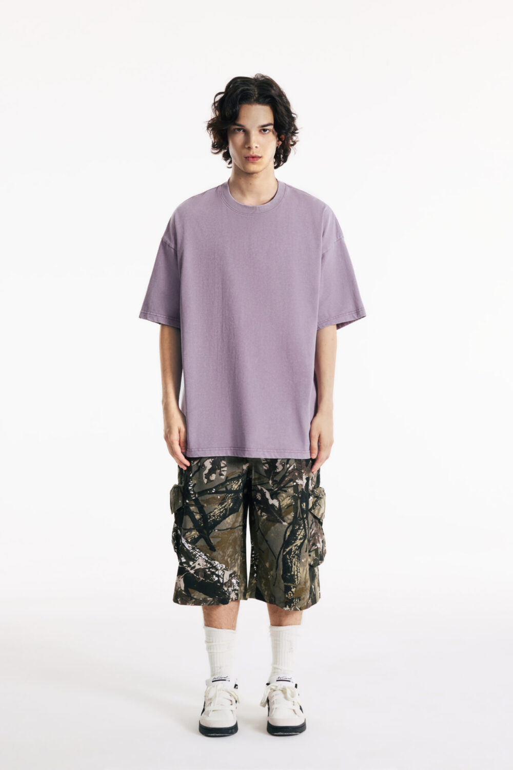 230gsm 100% Cotton Acid Washed T Shirt