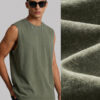 230gsm Cotton Acid Washed Vintage Tank Top