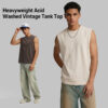 4.1 230gsm Cotton Acid Washed Vintage Tank Top