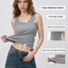 230G Women Spandex Cotton U-neck Slim Fit Tanktop