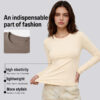6 230G Cotton Spandex Women Slim Fit Long Sleeves