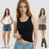 230G Women Spandex Cotton U-neck Slim Fit Tanktop