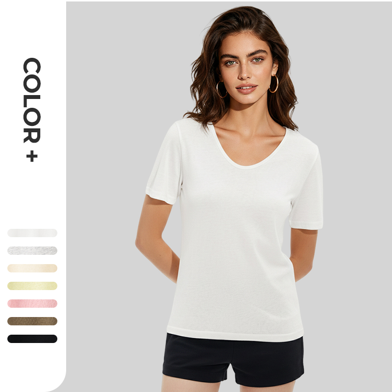 160G Snowflake Cotton Women T-shirt
