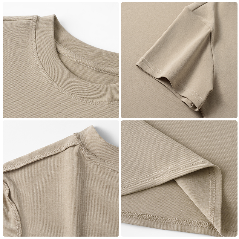 230G Cotton Spandex Women Slim Fit T-shirt