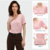 160G Snowflake Cotton Women T-shirt