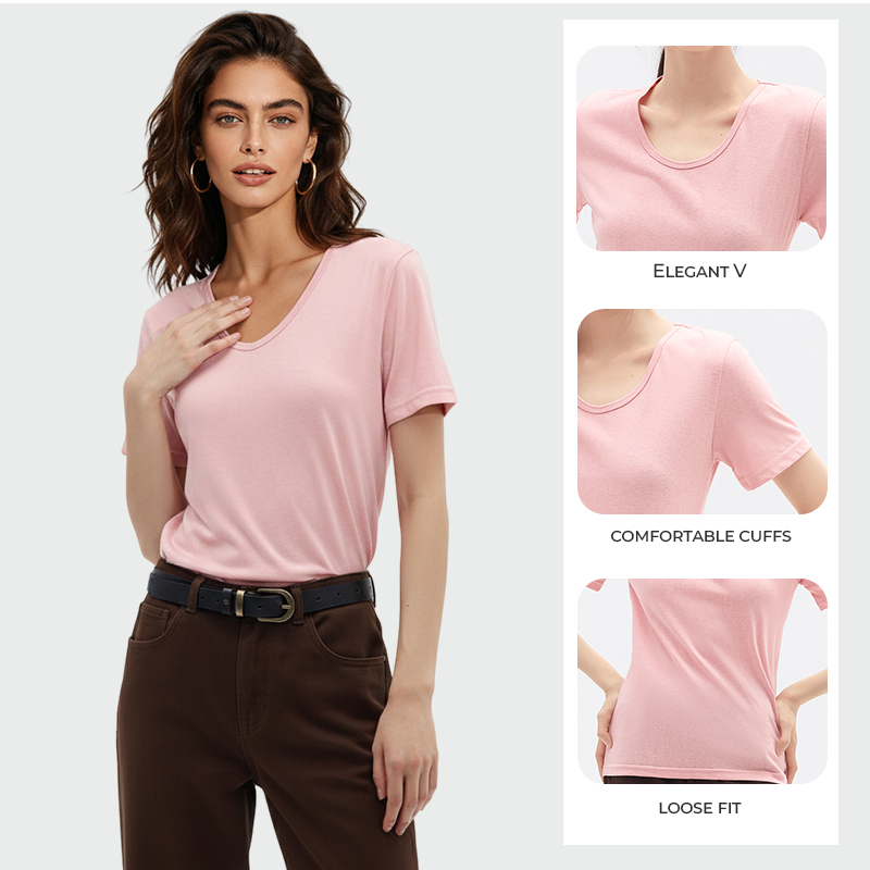 160G Snowflake Cotton Women T-shirt