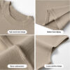 画板 6 Women's Crew Neck Plain Crop Top