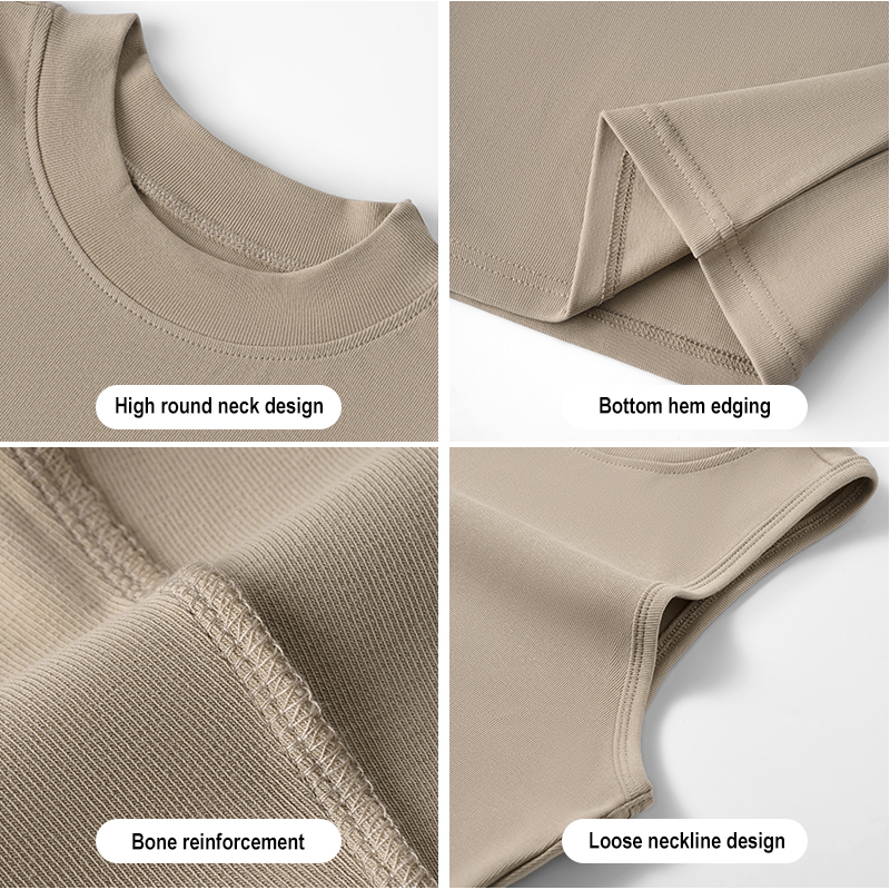 画板 6 Women's Crew Neck Plain Crop Top