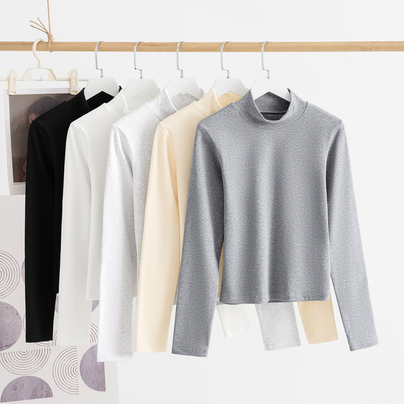 1_0001_2026071232780 230G Mock Neck Women Fleece Long Sleeve