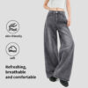 Women's Straight Leg Jeans – Relaxed Fit Button Fly