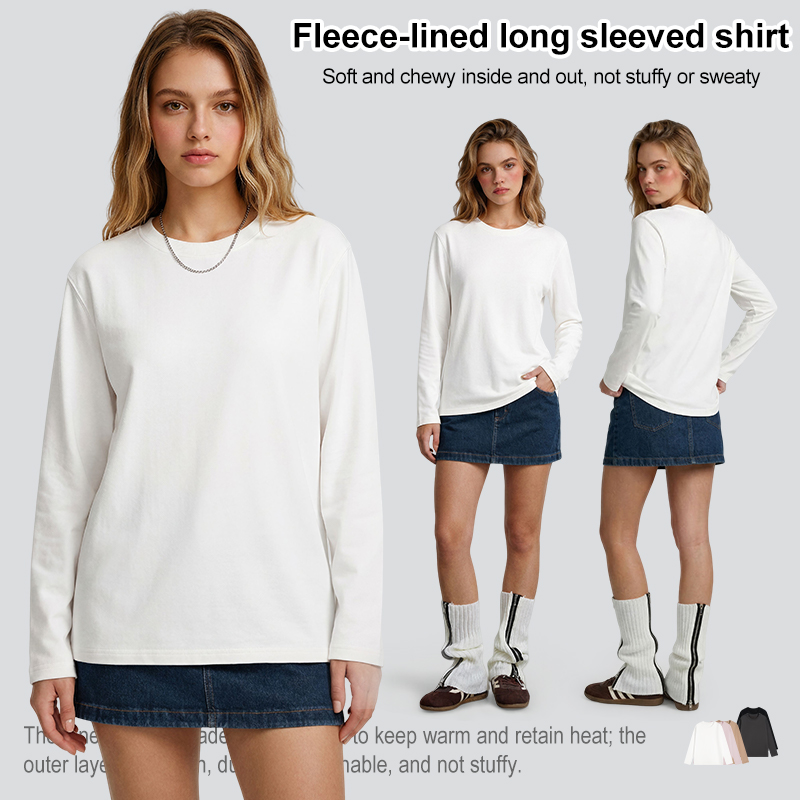 280G Thermal Fleece Unisex Long Sleeve Top – Wholesale Supplier