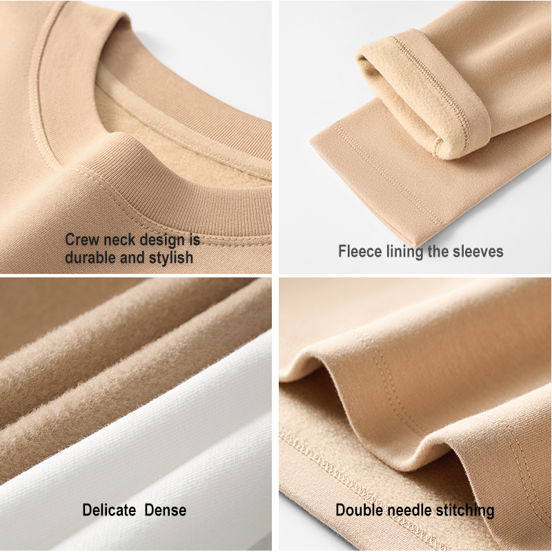 280G Thermal Fleece Unisex Long Sleeve Top – Wholesale Supplier