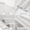 160G Semi-Sheer Women's Lightweight Long Sleeve Tshirt