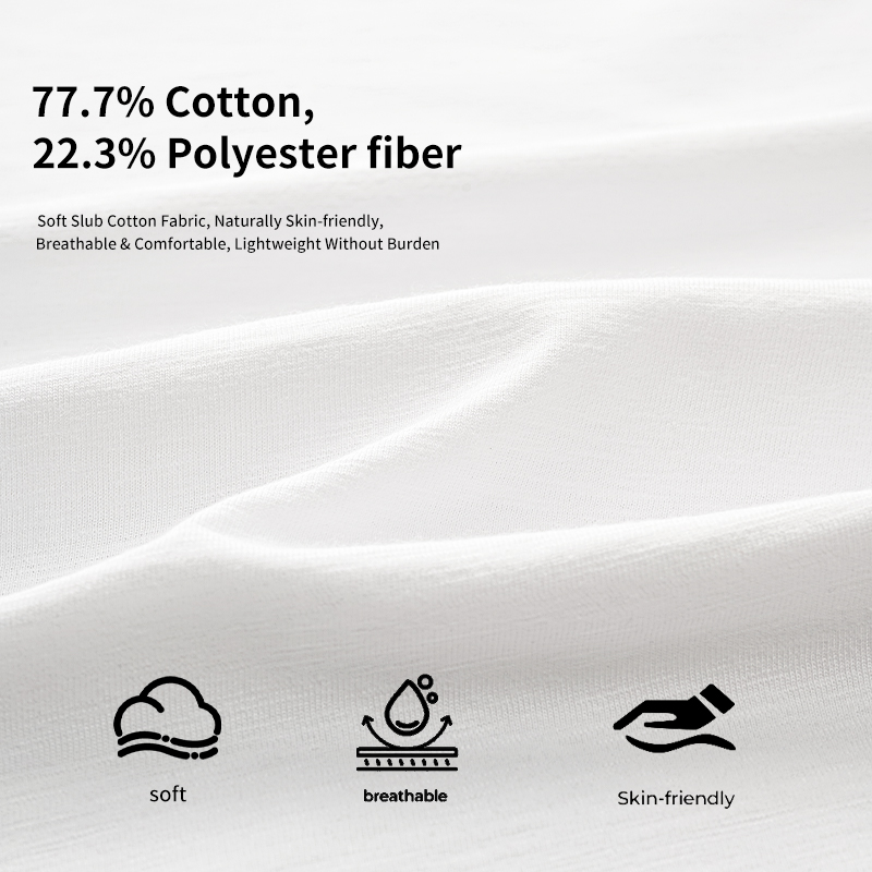 200G Women Slub Cotton Long Sleeve – Wholesale Supplier (1792CT)