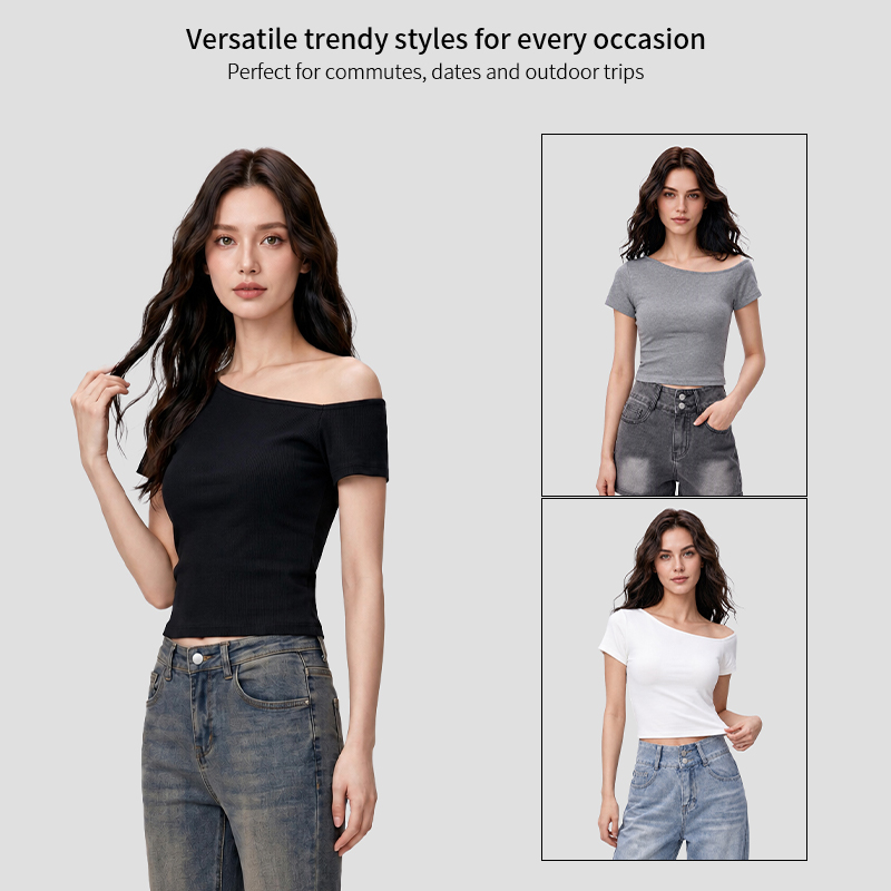 Summer Fashion Off Shoulder Tops for Women