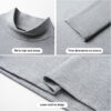 画板 6 230G Mock Neck Women's Long Sleeve Top – Fleece-Lined