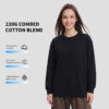 long sleeve-=SUNHIJIN 230G Cotton Rib Knit Cuff Long Sleeve – Wholesale Supplier (1867CT)