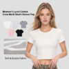 Women's Stretch Crop Baby T-Shirt – Wholesale Supplier (1204T)