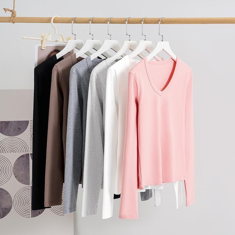 Women's Stretch V-Neck Long Sleeve – Wholesale Supplier (1318CT)