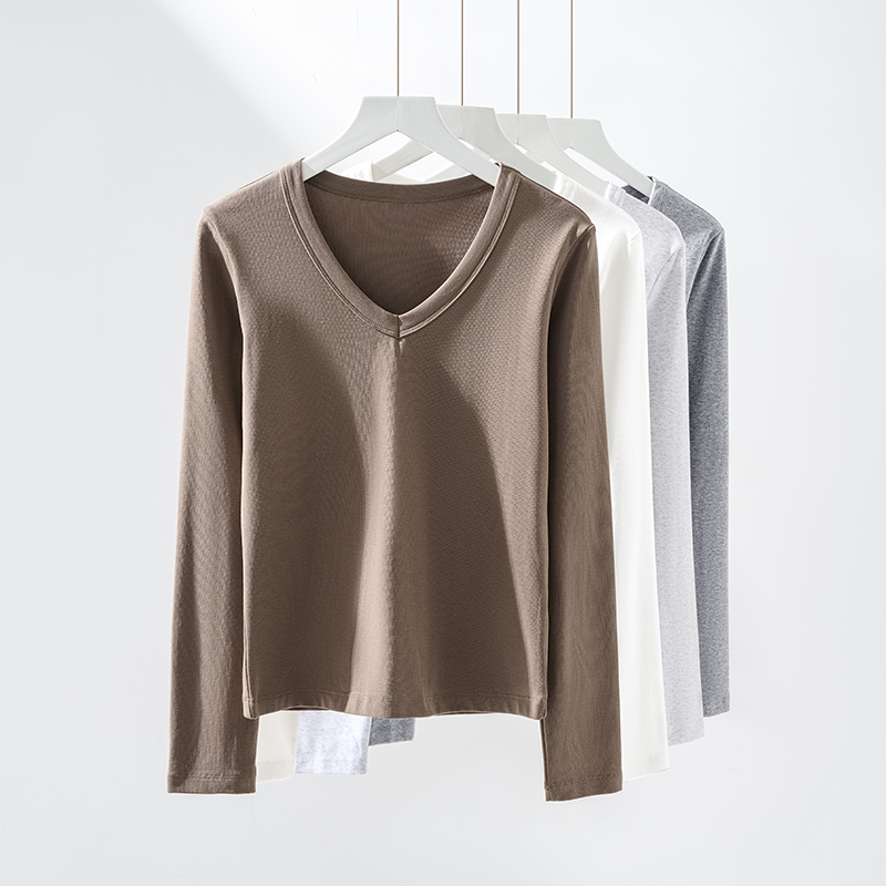 Women's Stretch V-Neck Long Sleeve – Wholesale Supplier (1318CT)