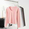 Women's Stretch V-Neck Long Sleeve – Wholesale Supplier (1318CT)