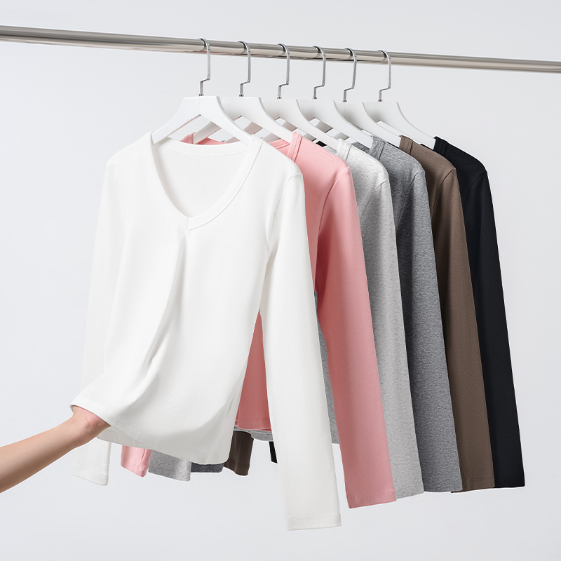 Women's Stretch V-Neck Long Sleeve – Wholesale Supplier (1318CT)