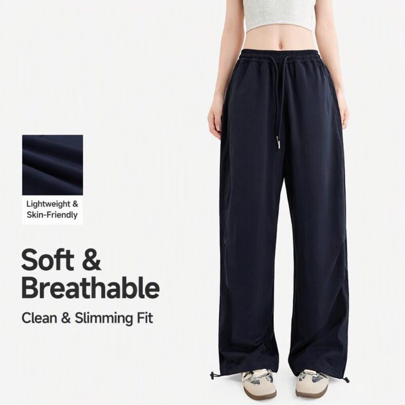 Women's High-Rise Wide-Leg Pants – Wholesale Supplier(1234P)