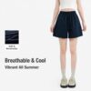 Women's High-Rise Wide-Leg Shorts – Wholesale Supplier（1212P）