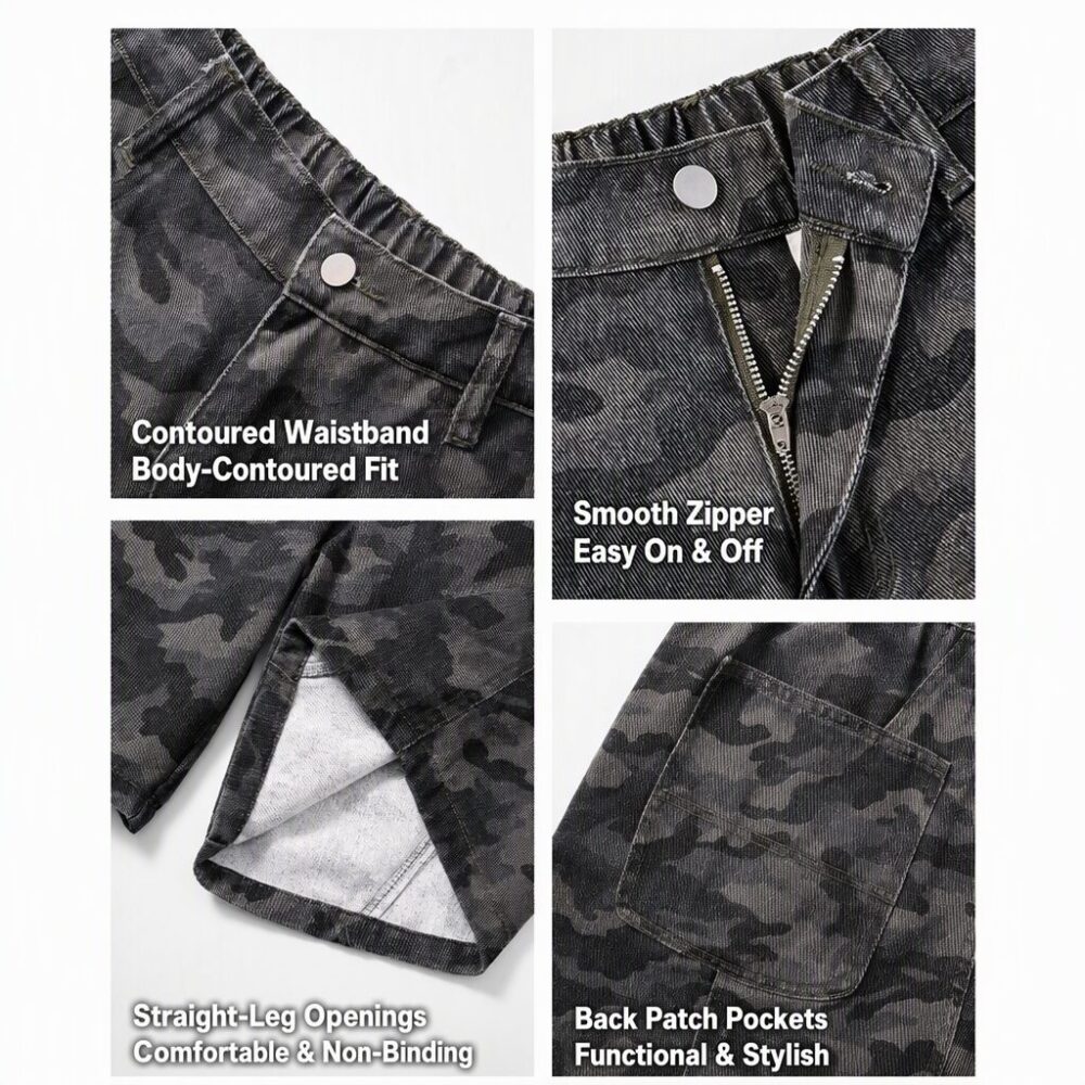 Camo Denim Shorts – Wholesale Supplier(1238DK)