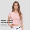 Women's Stretch Crop Baby T-Shirt – Wholesale Supplier (1204T)